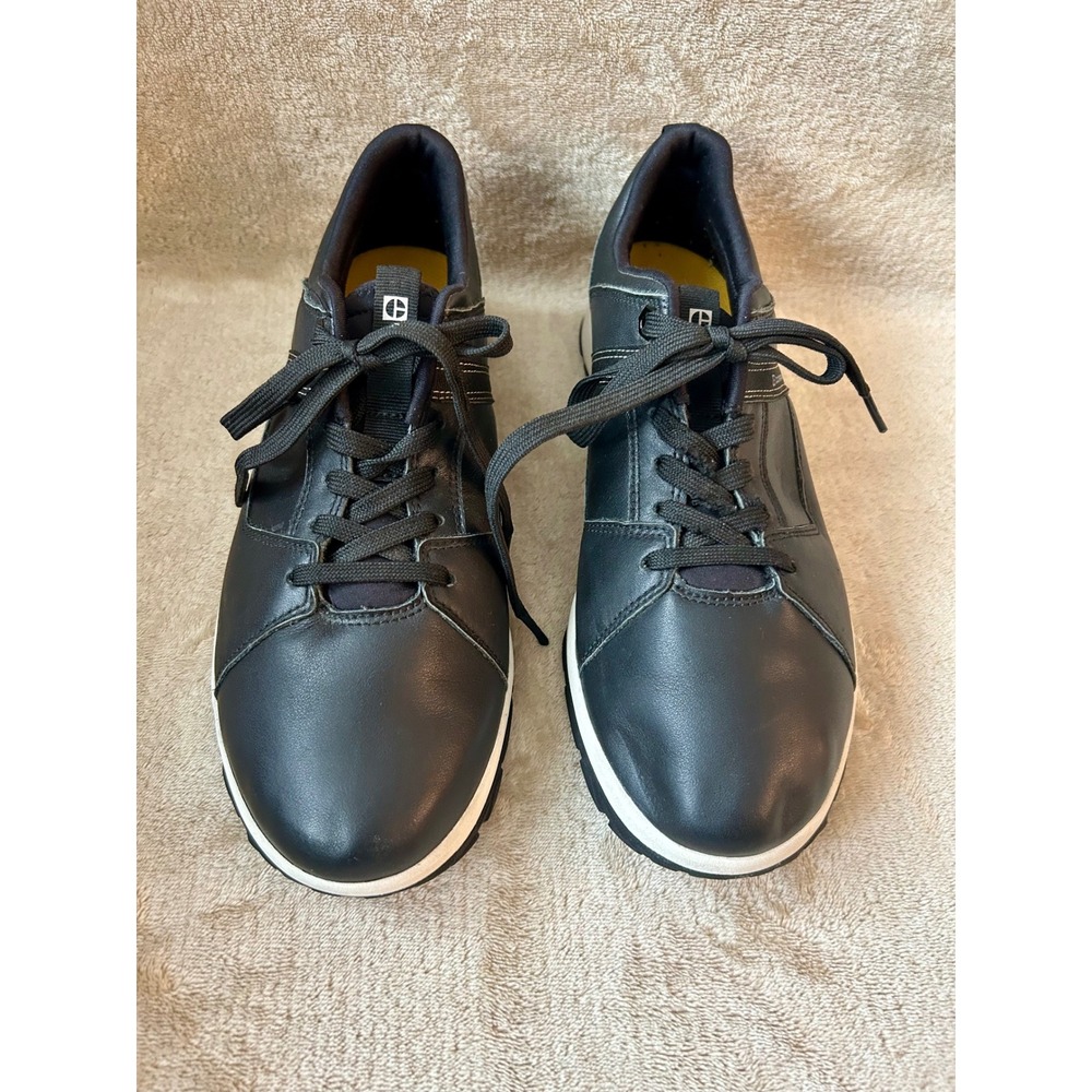 Caterpillar Men's 7 Code Quest Mod Leather Black Sneaker Casual Athletic Shoe